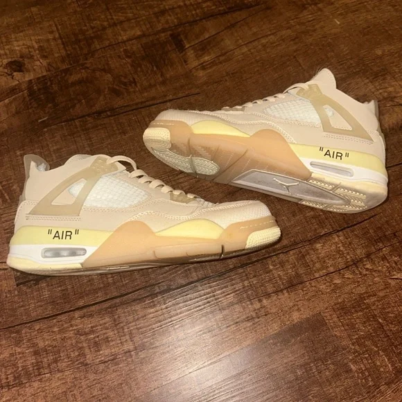 Jordan Sneakers in Cream and White - Picture 3 of 3